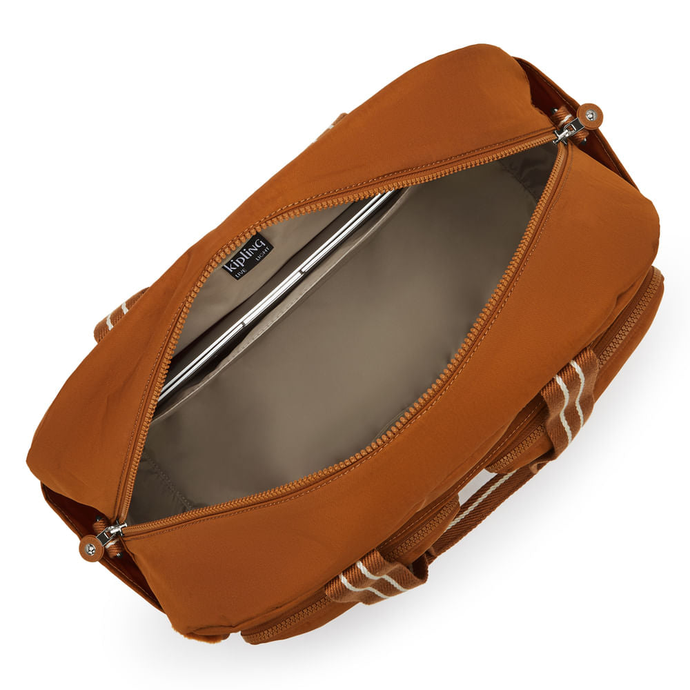 Bolsa de Mão - Kipling - Defea XL - Stylish Mokka - lateral