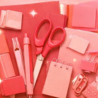 Kit de Papelaria - Papelaria Unicórnio - Monocromático