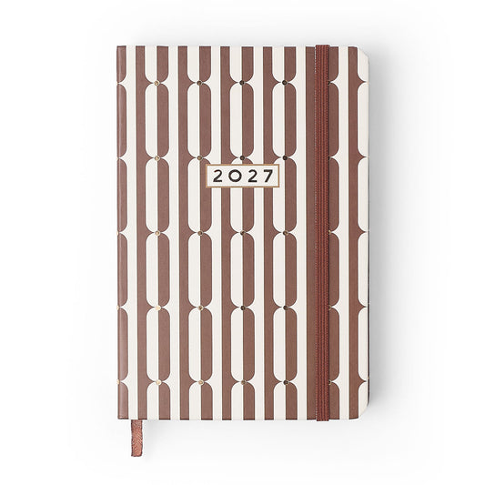 Agenda Planner 2027 - Cícero - Veredas Marrom - Diária 14x21