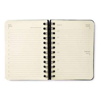 Agenda Planner Wire-o 2027 - Cícero - Noronha Baia do Sancho - Diária 11,5x16