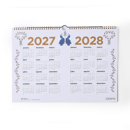 Calendário de Parede 2027 - Cícero - Relicário - A3