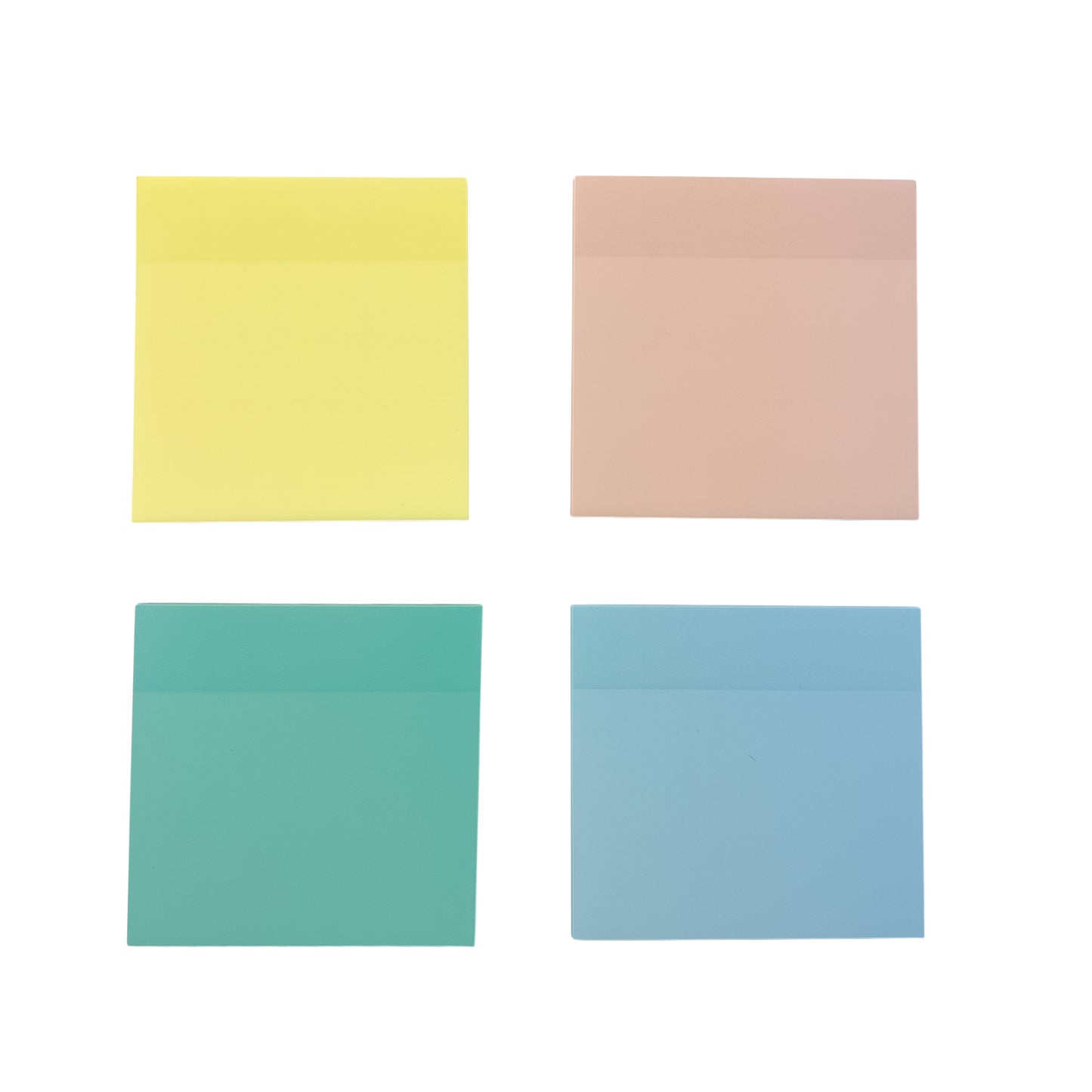 Bloco Adesivo - Semi Transparente - Pastel - 76mmx76mm - 50F