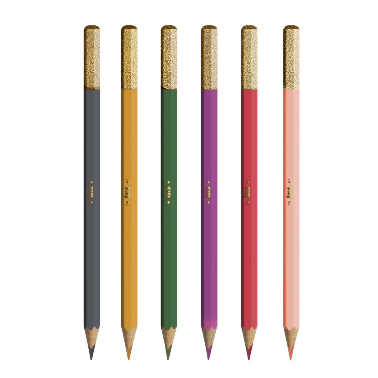 Lápis de Cor - Tris - Fancy - 6 Cores + Lápis HB