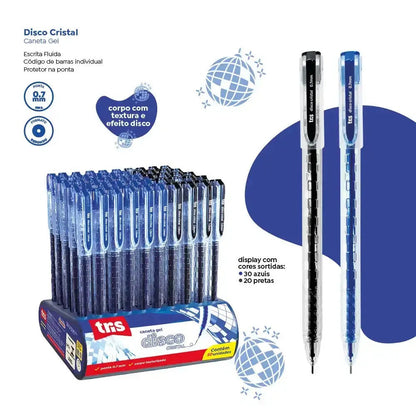 Caneta Gel - Tris - Disco Cristal - 0,7mm - lateral