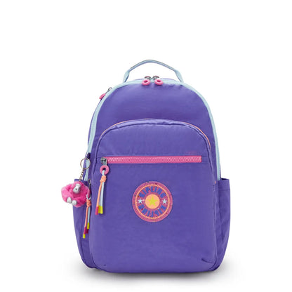 Mochila - Kipling - Seoul - Iris Purp Fun C