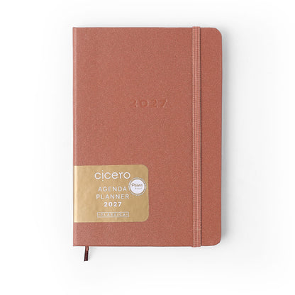 Agenda Planner 2027 - Cícero - Clássica Caramelo - Semanal 14x21