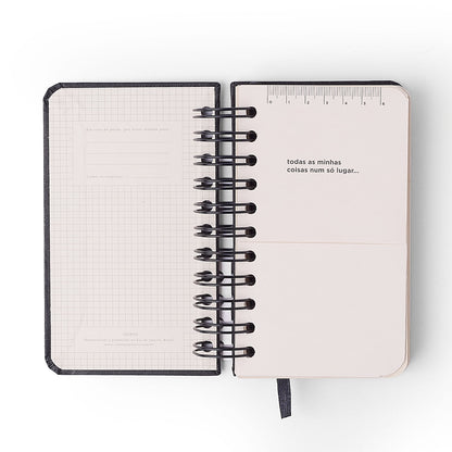 Agenda Planner Wire-o 2027 - Cícero - Relicário Botânica - Diária 9x15,5