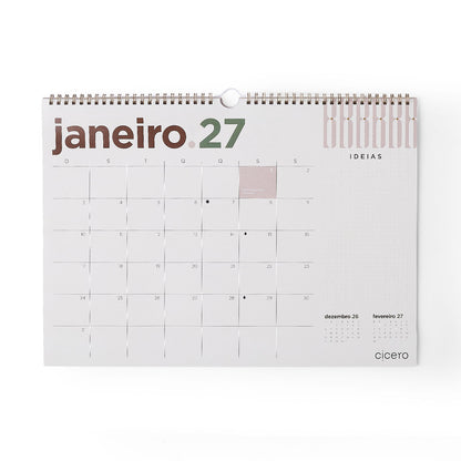 Calendário de Parede 2027 - Cícero - Veredas - A3