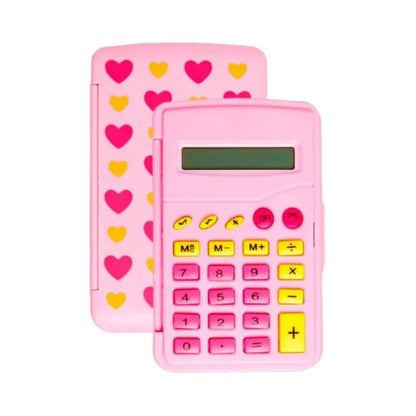 Calculadora Flip - Leonora - Pink Vibes - Letron