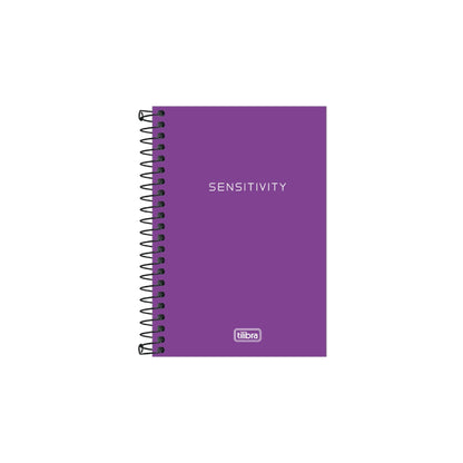 Caderno A6 - Tilibra - Neon - Sem Pauta - 110mm x 154mm - 80Fls - lateral