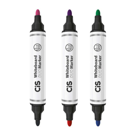 Marcador p/ Quadro - CIS - Whiteboard - Duo Marker - 1-3mm