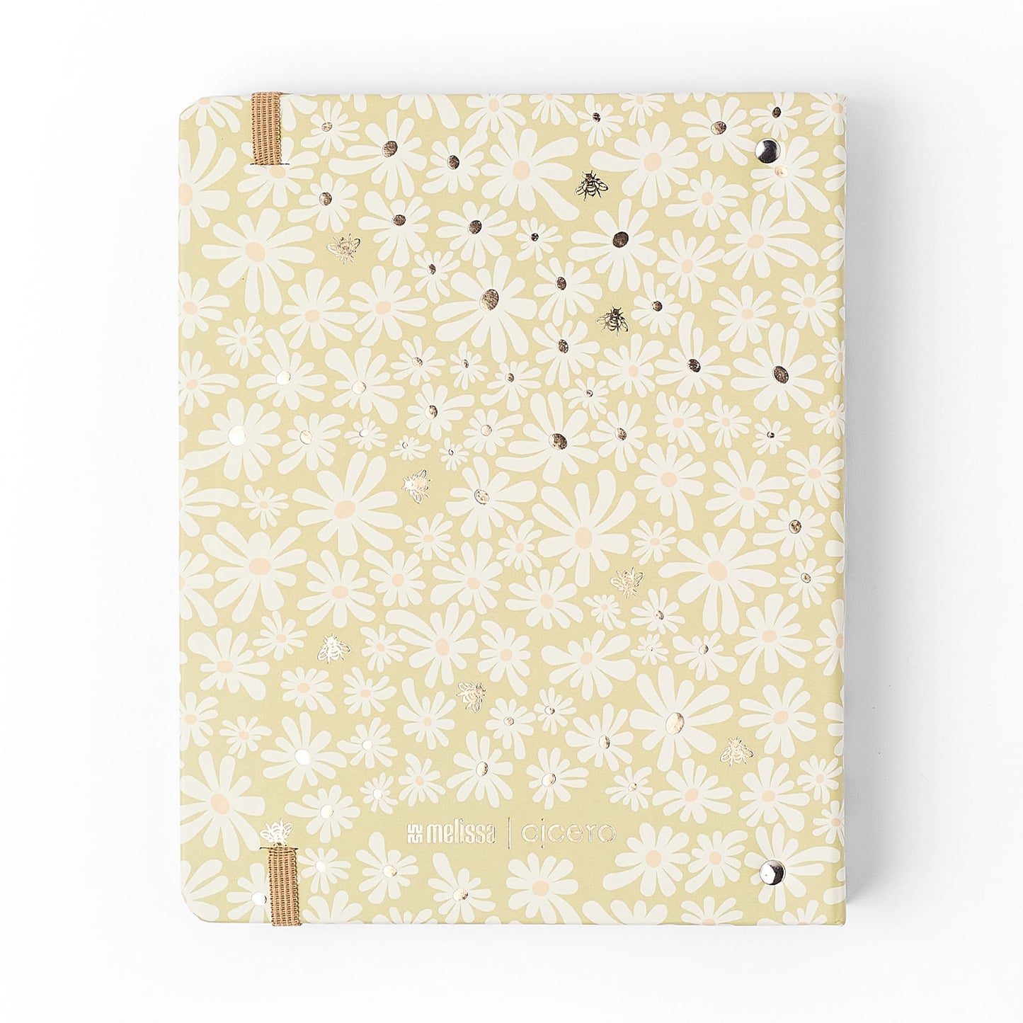 Agenda Planner Argolado 2027 - Cícero - Melissa Mini Bloomy Pistache - Semanal Notas A5