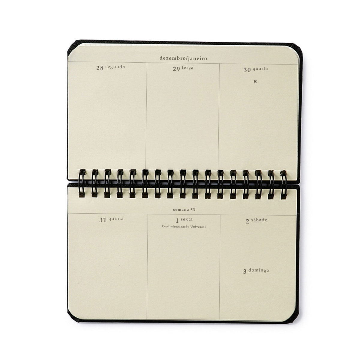Agenda Planner Wire-o 2027 - Cícero - Petit Amor - Semanal Office 15,5x9 - detalhe