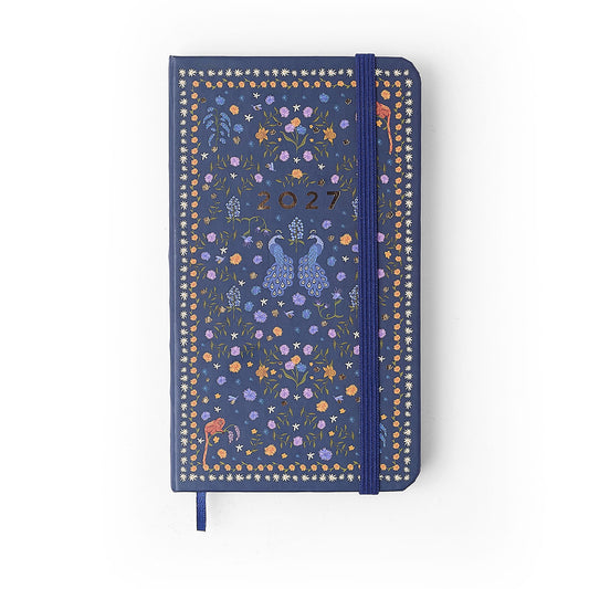 Agenda Planner 2027 - Cícero - Relicário Realeza Marinho - Semanal Anotações 9x15,5