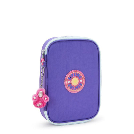 Estojo Kipling 100 Pens Lilás Iris Purp Fun C