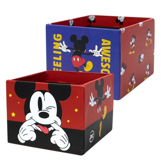 Organizador de Mesa - DAC - Mickey Médio Kit com 2 Peças - frente