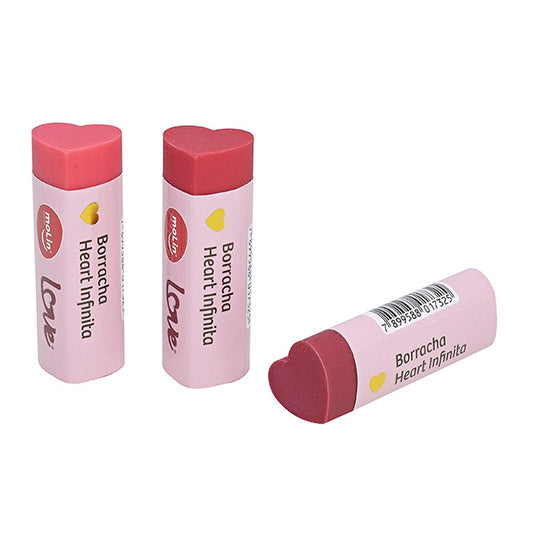 Borracha Heart Molin - Cor Vermelha Sortida