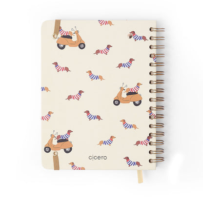 Agenda Planner Wire-o 2027 - Cícero - Petit Lambreta - Semanal Notas A5