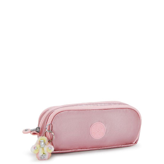 Estojo Kipling Gitroy Rosa Bronze Pink Met