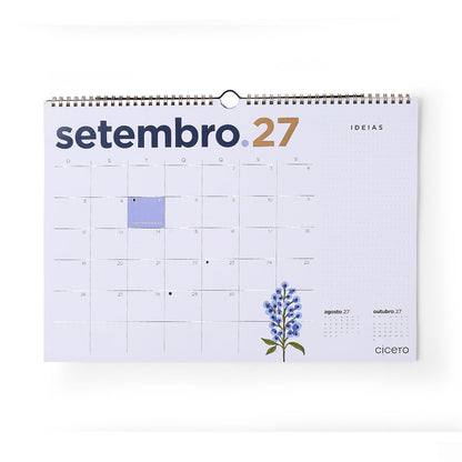 Calendário de Parede 2027 - Cícero - Relicário - A3