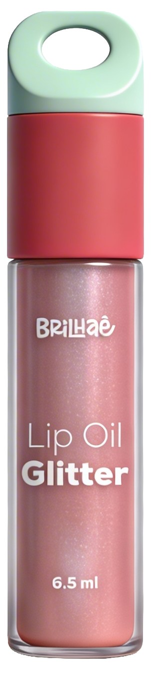 Lip Oil - Brilhaê - Glitter 6,5ml c/ Acessório