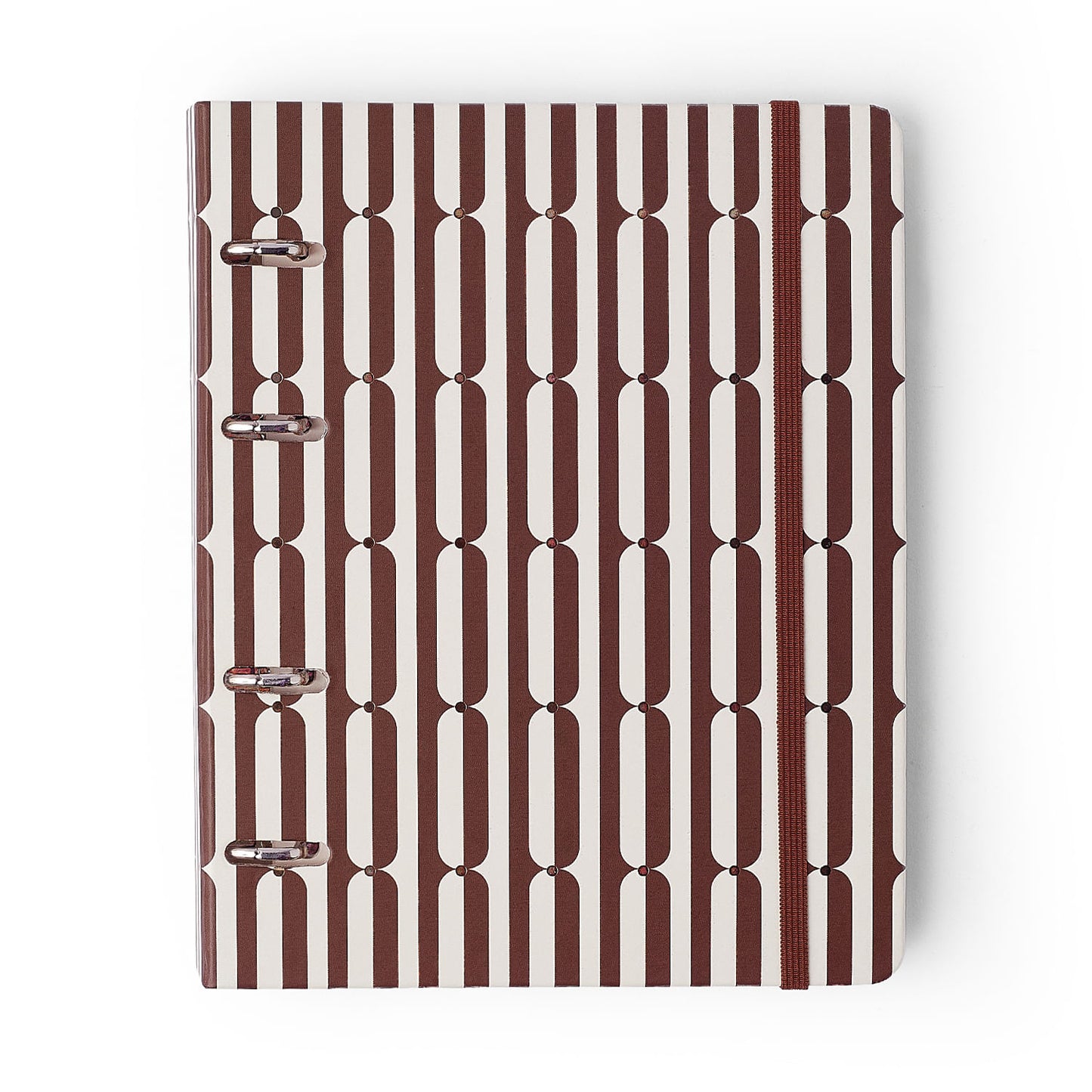 Caderno Criativo Argolado Office Duo - Cícero - Veredas Marrom - Pautado & Pontado A5