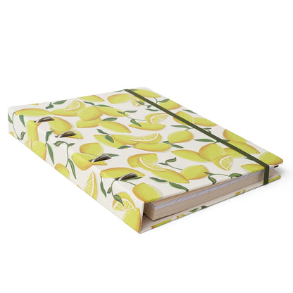 Caderno Criativo Argolado - Cicero - Frutare - Pautado 17X24 - Limão Siciliano