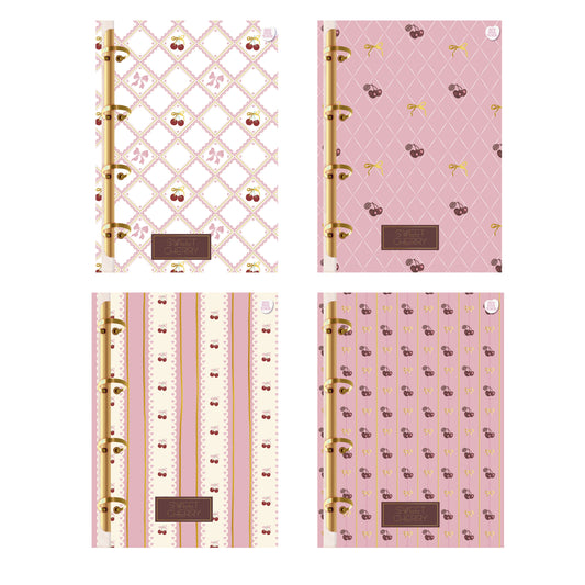 Caderno Colegial Argolado - Animativa - Sweet Cherry - 210mmx260mm - 160 Fls - c/ Cheirinho