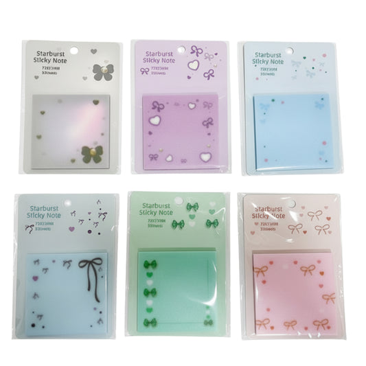 Bloco Adesivo - Starburst - Laço c/ Glitter