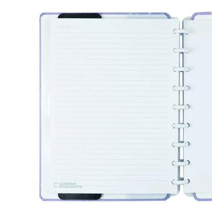 Caderno Médio - Caderno Inteligente - Purple Galaxy by Gocase