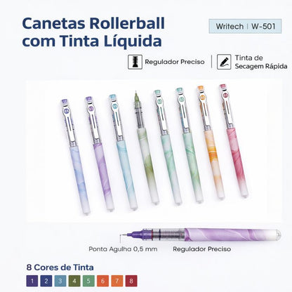 Caneta Rollerball Liquid Writech 0.5mm W-501
