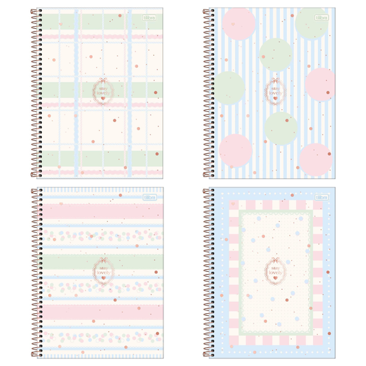 Caderno 1/4 - Tilibra - Soho - 80 Folhas - Nova Coleção
