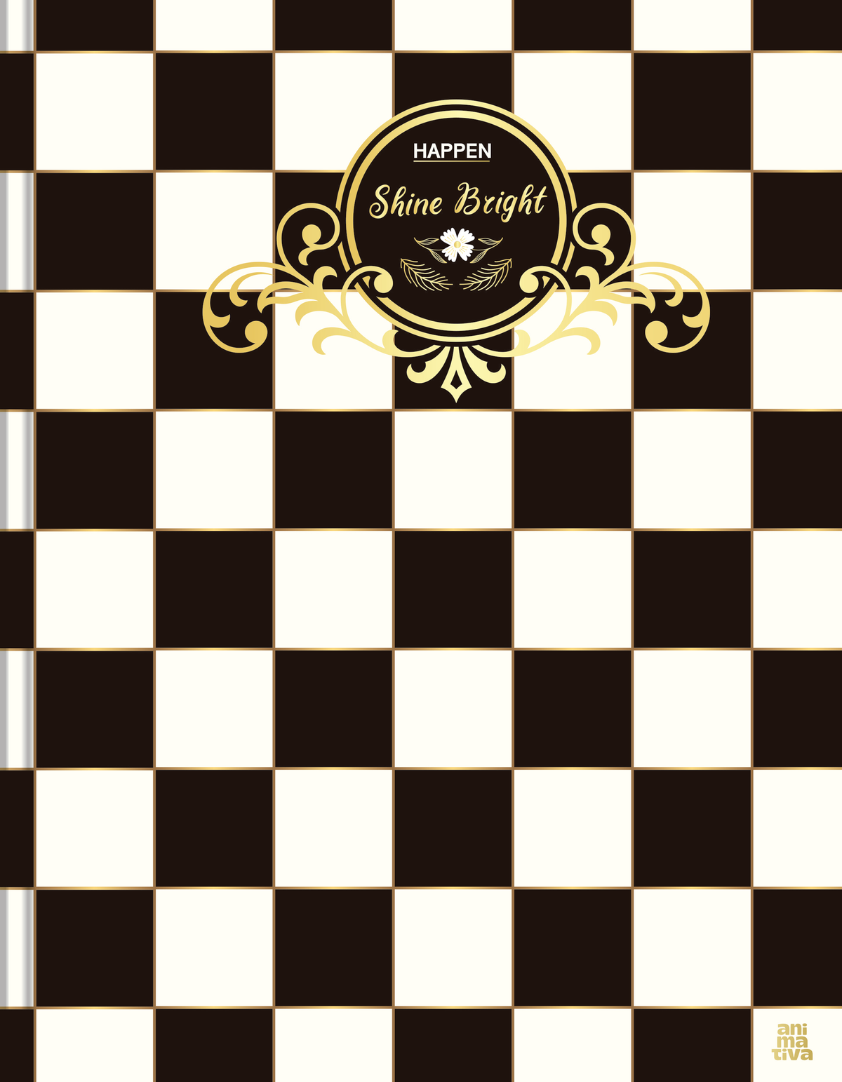 Caderno Colegial - Animativa - Happen - 179mm X 241mm - 160Fls - Perfumado