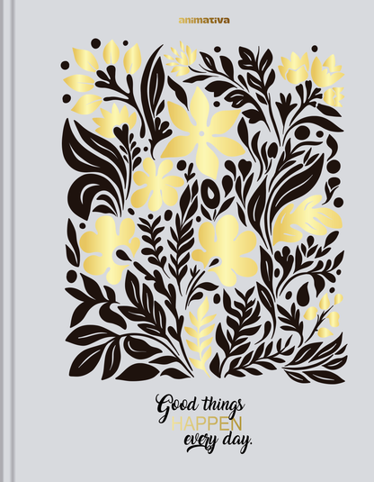 Caderno Colegial - Animativa - Happen - 179mm X 241mm - 160Fls - Perfumado