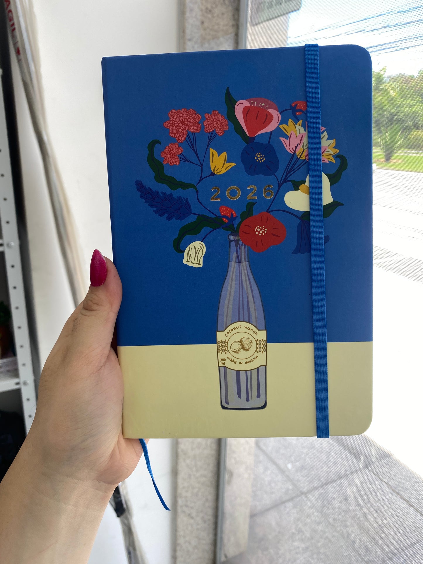 PEQUENO DEFEITO - Planner 2026 - Cícero - Doce Florada - Semanal Anotações 14x21 - Garrafa