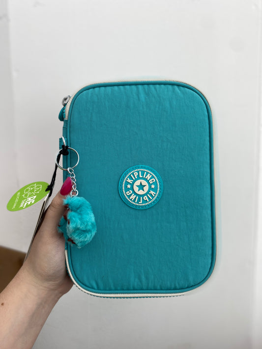 Estojo 100 Pens - Kipling - Turquoise Sea C