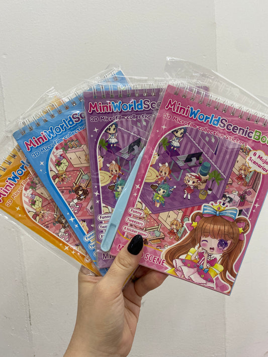 Adesivo de Cenário - Girls - Caderno de Atividades - Sortido