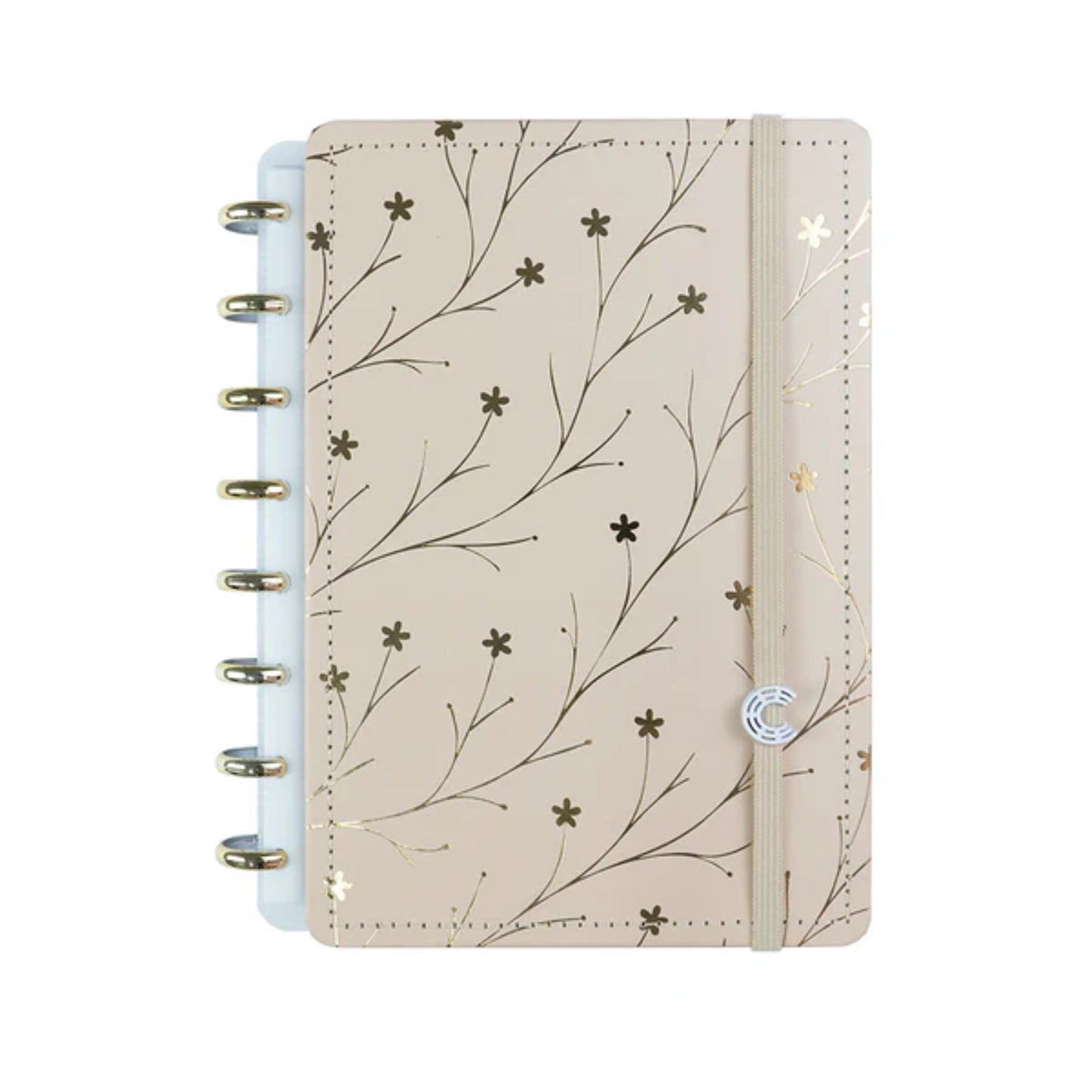 Caderno A5 - Caderno Inteligente - Miss Floral by Giulia Benite