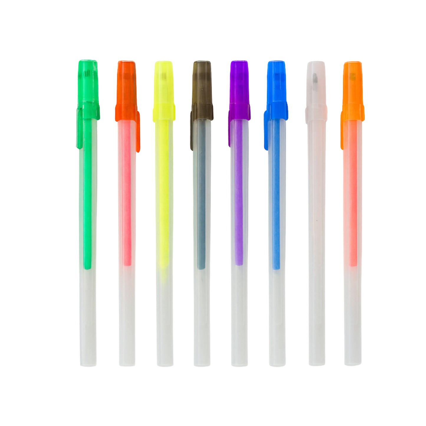 Caneta Acrilica - Jelly Pen - Estojo c/ 8 Cores - 3D