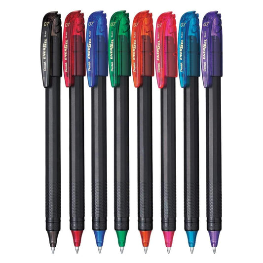 Caneta Gel - Pentel - Energel Makkuro - Estojo c/ 8 Cores - 0,7mm