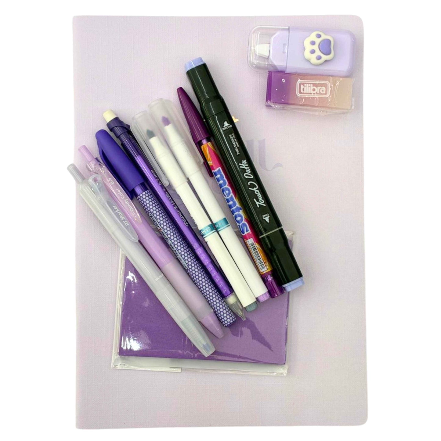 Kit de Papelaria - Papelaria Unicórnio - Monocromático