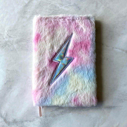 Caderno A5 - Plast Cover - Rainbow Plush
