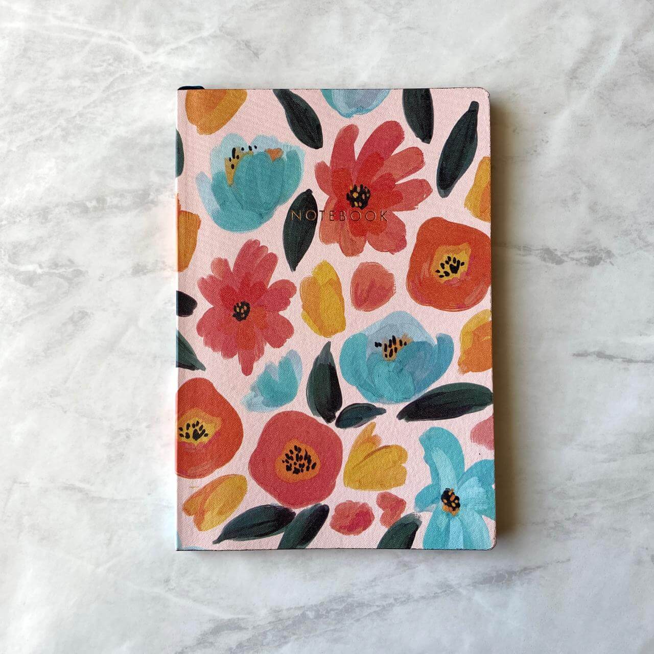 Caderno A5 - Plast Cover - Botanicals