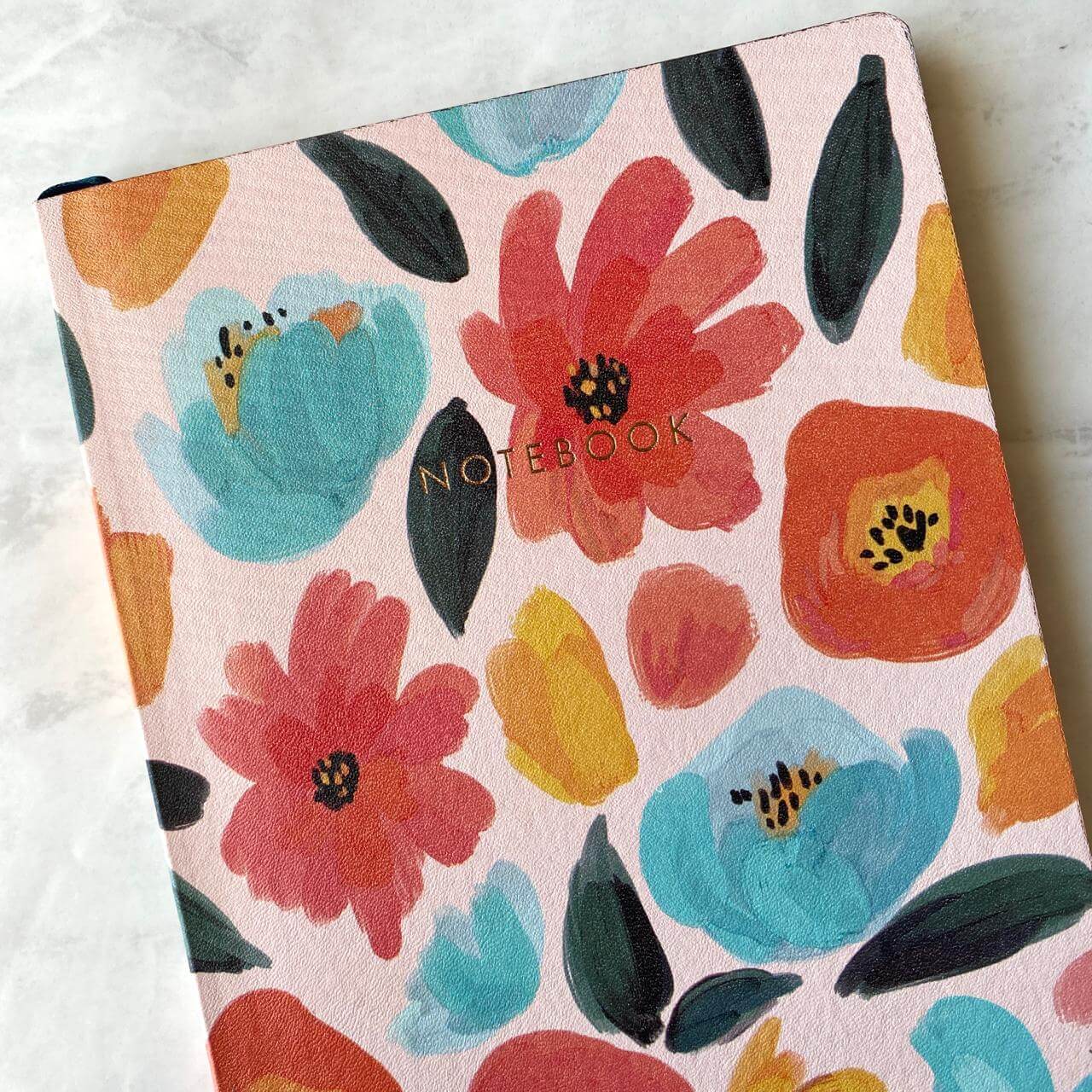 Caderno A5 - Plast Cover - Botanicals