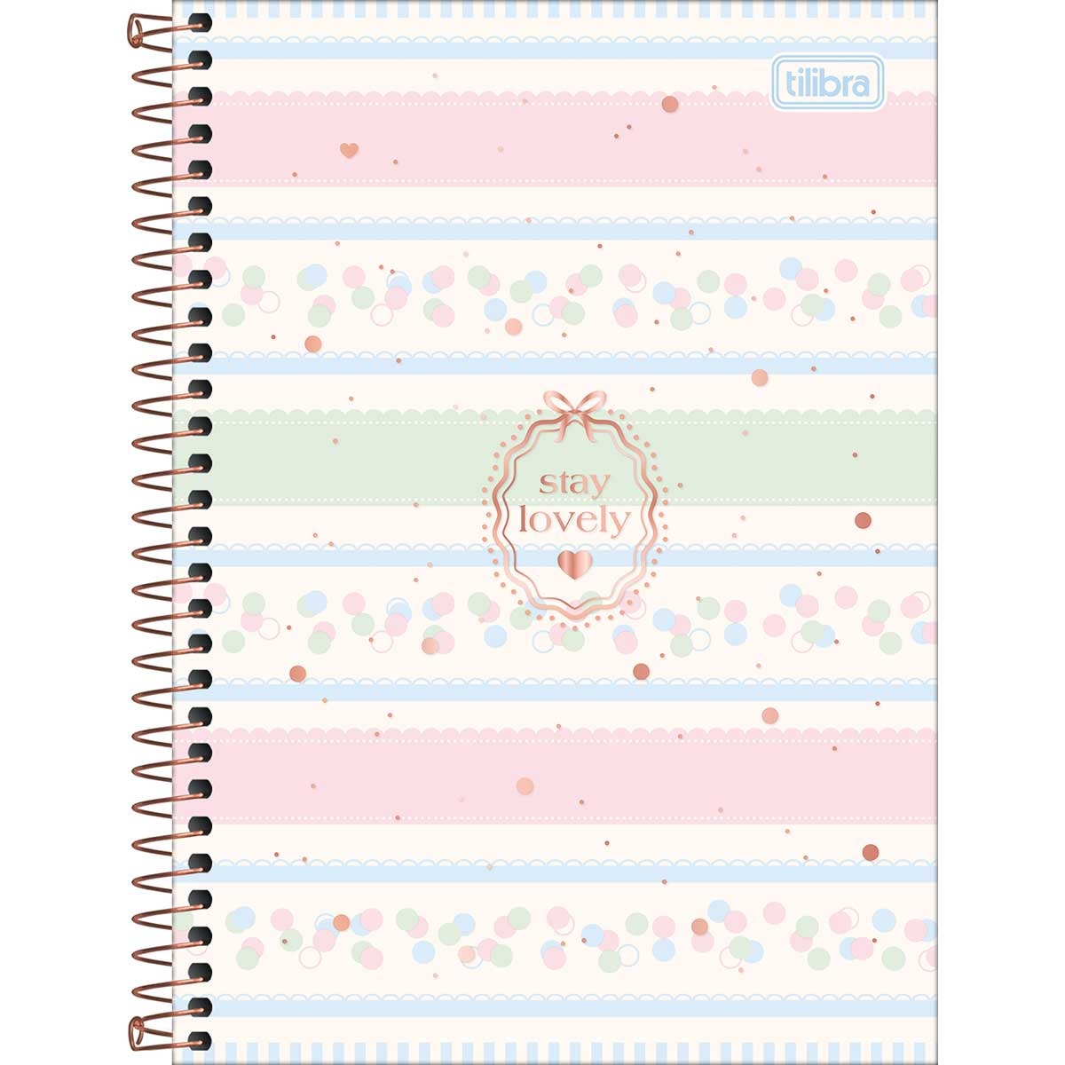 Caderno A5 - Tilibra - Soho - 80 Folhas - Nova Coleção - detalhe