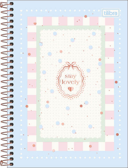 Caderno A5 - Tilibra - Soho - 80 Folhas - Nova Coleção - verso