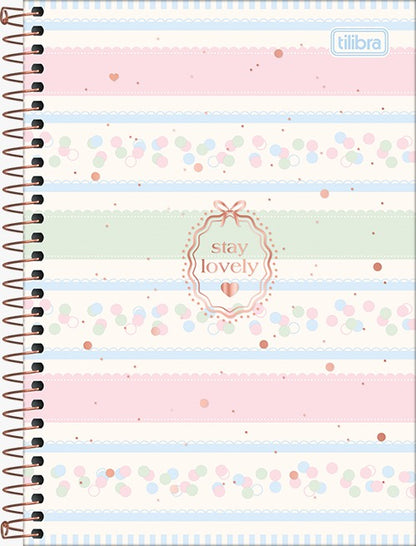 Caderno A5 - Tilibra - Soho - 80 Folhas - Nova Coleção - em uso