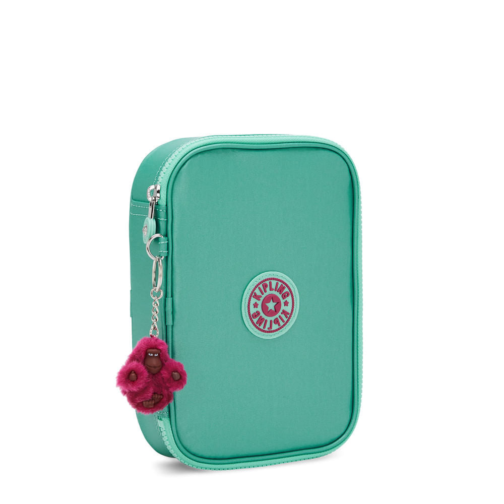 Estojo - Kipling - 100 Pens Oasis Mint Met