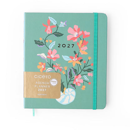 Agenda Planner 2027 - Cícero - Noronha Flora Marinha - Semanal Planejamento 17x19,5