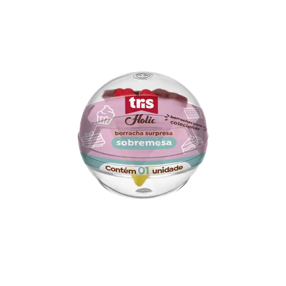 Borracha Surpresa - Tris - Holic Docinhos - Sobremesas - Modelos Sortidos - detalhe